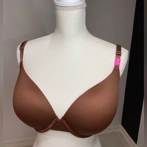 NWT ✨ PINK VS  💓Push up BRA💓 Brown color with pink inside🏷️ SIZE 36DD
